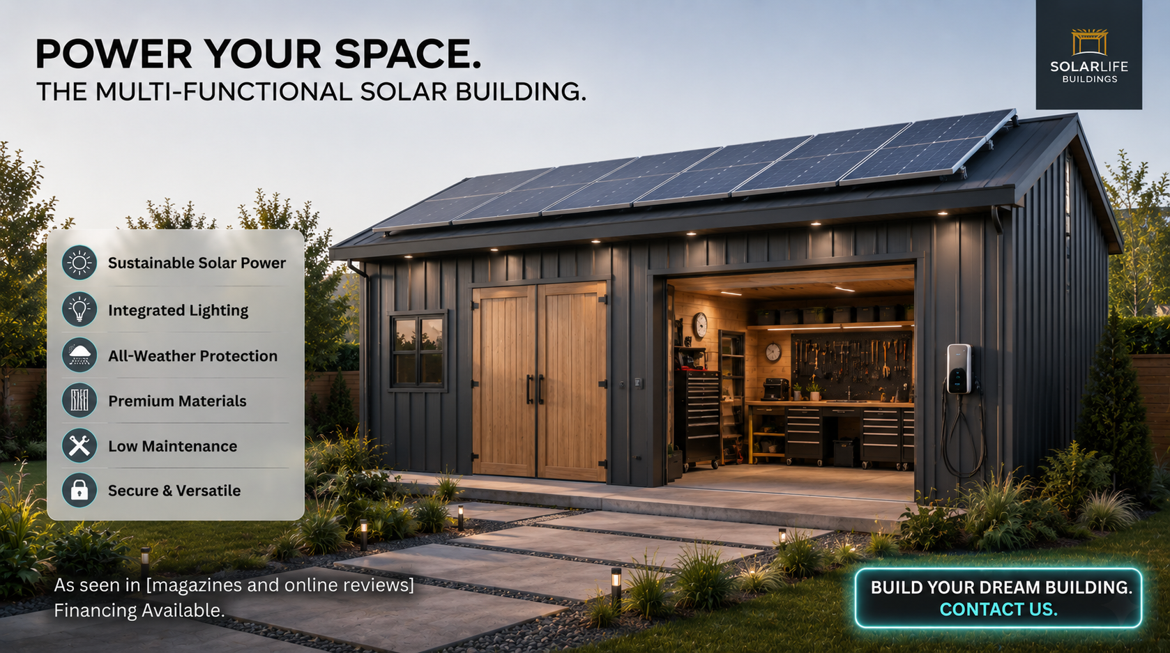 Carport solar array